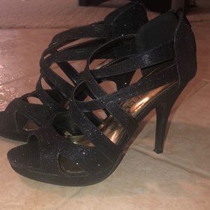 Black heels perfect for homecoming or prom!